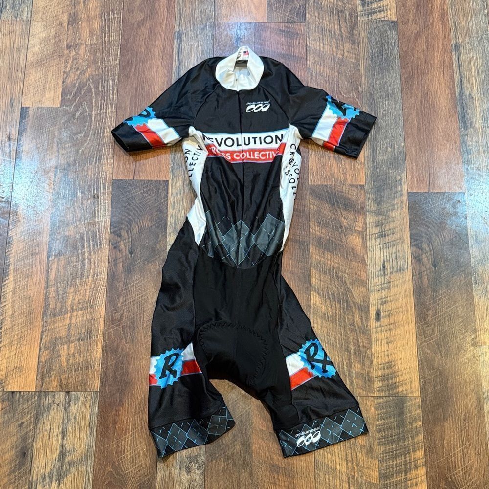Black and White Cycling/triathlon Suit XS (3750)